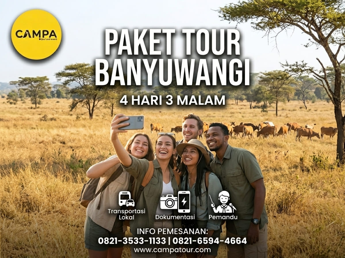 Paket Tour Banyuwangi 4H3M_Campa Tour