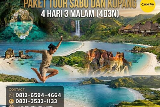 Paket Tour Pulau Sabu dan Kupang 4 Hari 3 Malam (4H3M) bersama Campa Tour