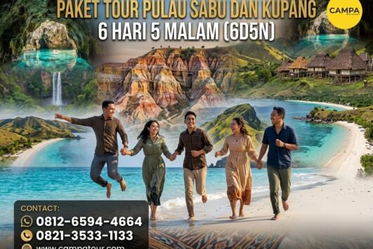Paket Tour Pulau Sabu dan Kupang 6 Hari 5 Malam (6H5M) bersama Campa Tour