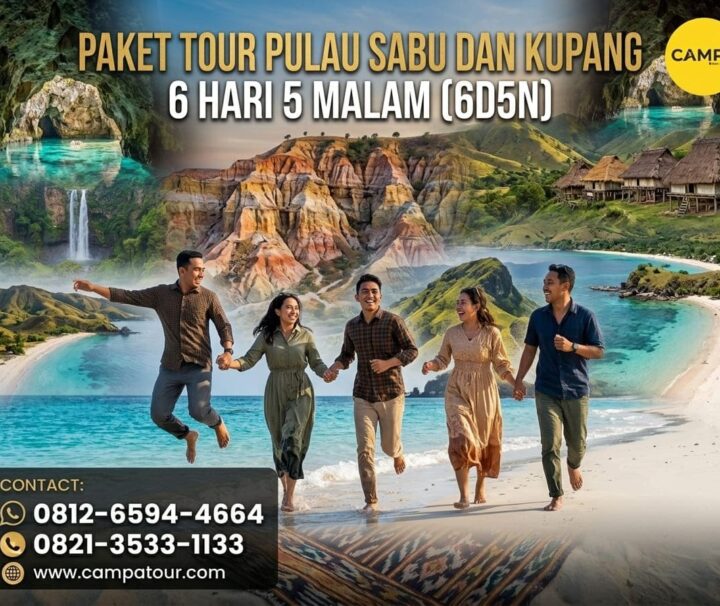Paket Tour Pulau Sabu dan Kupang 6 Hari 5 Malam (6H5M) bersama Campa Tour