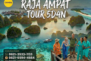 Paket Tour Raja Ampat 5 Hari 4 Malam (5H4M) - Campa Tour -