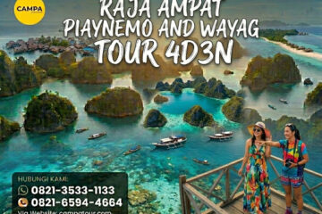 Paket Tour Raja Ampat Piaynemo dan Wayag 4 Hari 3 Malam (4H3M)