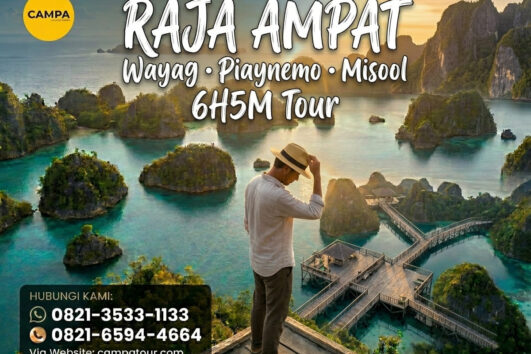 Paket Tour Raja Ampat Wayag Piaynemo Misool 6 Hari 5 Malam (6H5M) - Campa Tour