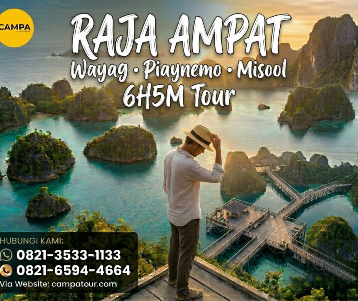 Paket Tour Raja Ampat Wayag Piaynemo Misool 6 Hari 5 Malam (6H5M) - Campa Tour