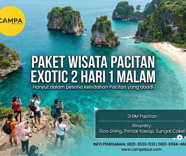 Paket Tour Pacitan 2H1M Exotis_Campa Tour