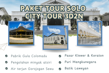 Paket Tour Solo City Tour 3 Hari 2 Malam (3H2M)
