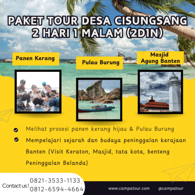 Paket Tour Desa Cisungsang 2 Hari 1 Malam (2H1M)