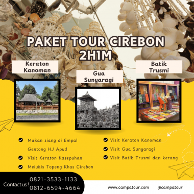 Paket Tour Cirebon City Tour 2 Hari 1 Malam (2H1M)