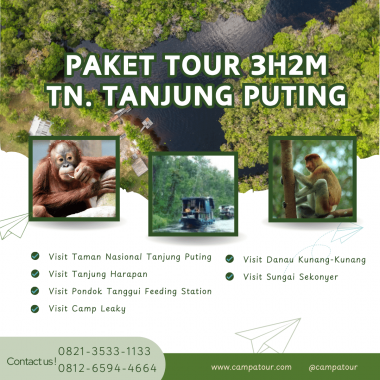 Paket Tour Taman Nasional Tanjung Puting 3D2N