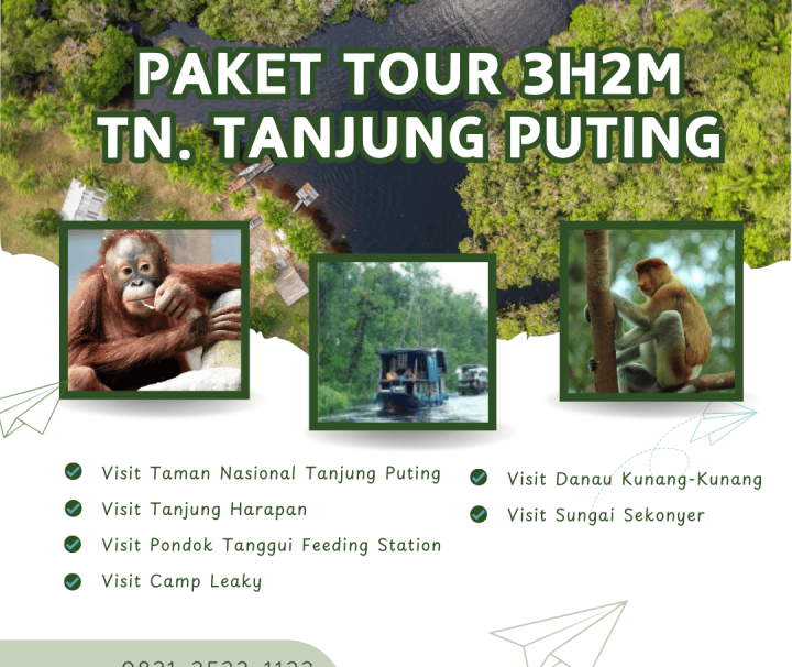 Paket Tour Taman Nasional Tanjung Puting 3D2N