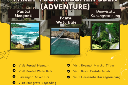 Paket Tour Kebumen 3 Hari 2 Malam (3H2M)-Adventure