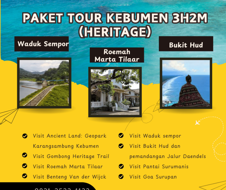 Paket Tour Kebumen 3D2N (Heritage)