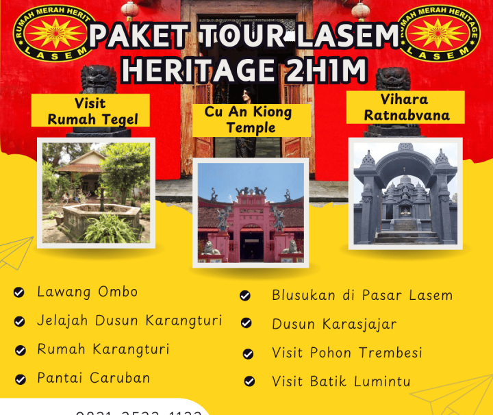 Paket Tour Lasem Heritage 2 Hari 1 Malam (2H1M)