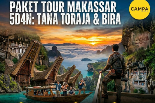 Paket Tour Makassar 5 Hari 4 Malam (5H4M): Tana Toraja dan Tanjung Bira bersama Campa Tour