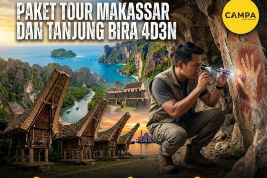 Paket Tour Makassar dan Tanjung Bira 4 Hari 3 Malam (4H3M) bersama Campa Tour