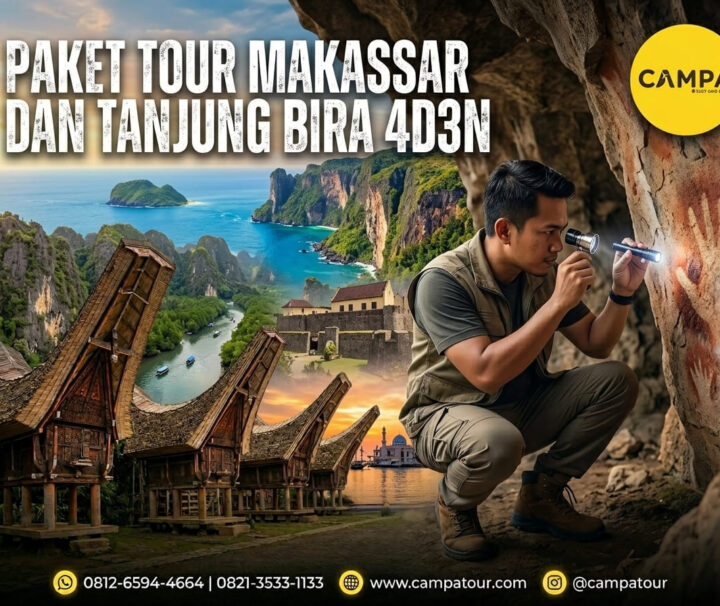 Paket Tour Makassar dan Tanjung Bira 4 Hari 3 Malam (4H3M) bersama Campa Tour