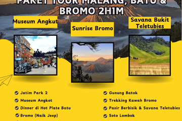 Paket Tour Malang, Batu & Bromo 3 Hari 2 Malam (3H2M)