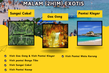 Paket Tour Pacitan 2 Hari 1 Malam (2H1M) Exotis