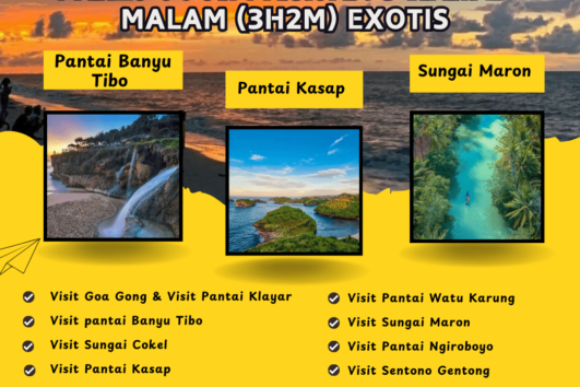 Paket Tour Pacitan 3 Hari 2 Malam (3H2M) Exotis
