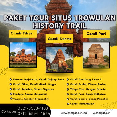 Paket Tour Situs Trowulan History Trail 3H2M