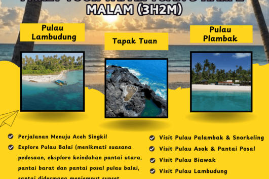 Paket Tour Tapak Tuan 3 Hari 2 Malam (3H2M)