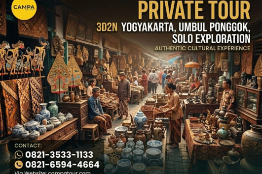 Paket Tour Yogyakarta, Umbul Ponggok, dan Solo 3 Hari 2 Malam (3H2M) - Campa Tour