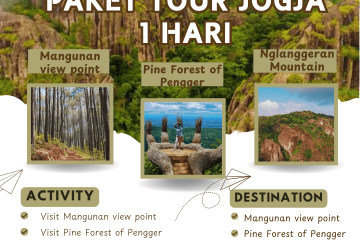 Paket Tour Jogja 1 Hari: Hutan Pinus dan Gunung Nglanggeran