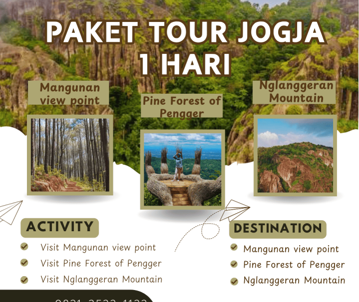 Paket Tour Jogja 1 Hari: Hutan Pinus dan Gunung Nglanggeran
