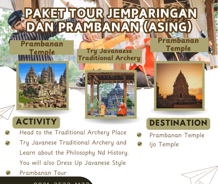 Paket Tour Jemparingan dan Prambanan