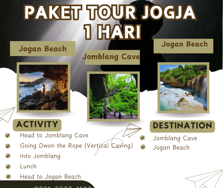 paket tour goa jomblang dan pantai jogan