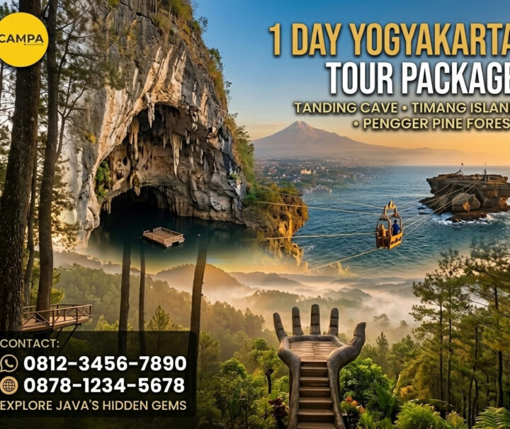 Paket Tour Jogja 1 Hari Gua Tanding, Pulau Timang, dan Hutan Pinus Pengger - Campa Tour