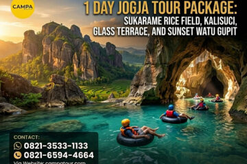Paket Tour Jogja 1 Hari Sukarame Rice Field, Kalisuci,Teras Kaca, dan Sunset Watu Gupit - Campa Tour
