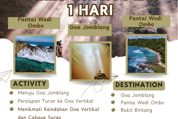 Paket Tour Jogja 1 Hari: Goa Jomblang & Pantai Wedi Ombo