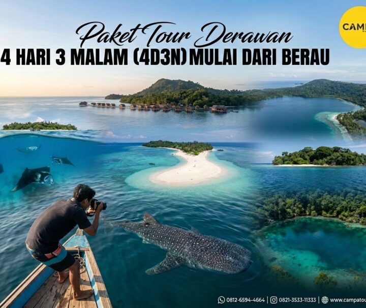 Paket Tour Derawan 4 Hari 3 Malam (4H3M) Start Berau - Campa Tour