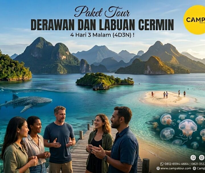 Paket Tour Derawan dan Labuan Cermin 4 Hari 3 Malam (4H3M) - Campa Tour