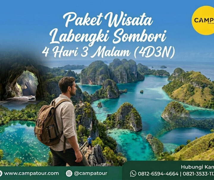 Paket Tour Labengki Sombori 4 Hari 3 Malam (4H3M) - Campa Tour