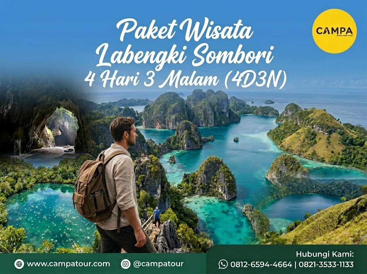 Paket Tour Labengki Sombori 4 Hari 3 Malam (4H3M) - Campa Tour