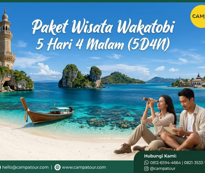 Paket Tour Wakatobi 5 Hari 4 Malam (5H4M) - Campa Tour