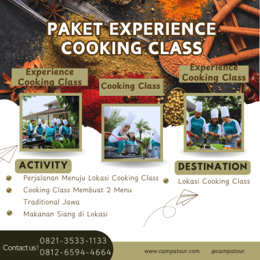 Paket Tour Jogja Experience Traditional Cooking Class