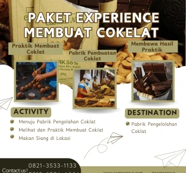 Paket Tour Experience Jogja Membuat Cokelat