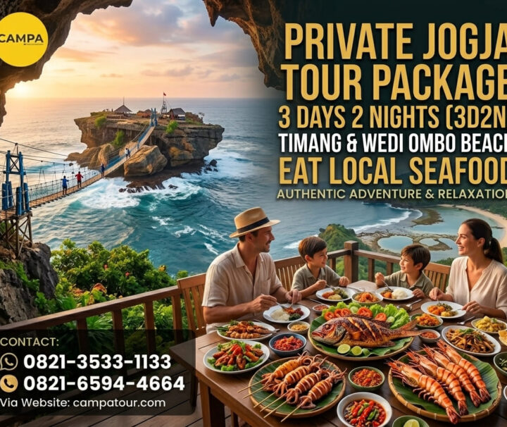 Paket Tour Jogja 3 Hari 2 Malam (3H2M) – Pulau Timang dan Pantai Wedi Ombo - Campa Tour