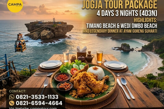 Paket Tour Jogja 4 Hari 3 Malam (4H3M)-Pantai Timang dan Pantai Wedi Ombo