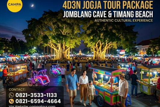 Paket Tour Jogja 4 Hari 3 Malam (4H3M) – Gua Jomblang dan Pantai Timang