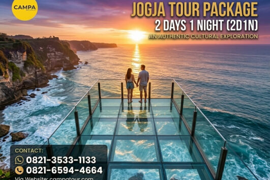Paket Tour Jogja 2 Hari 1 Malam (2H1M) Pantai Teras kaca dan Watu Payung Geopark - Campa Tour