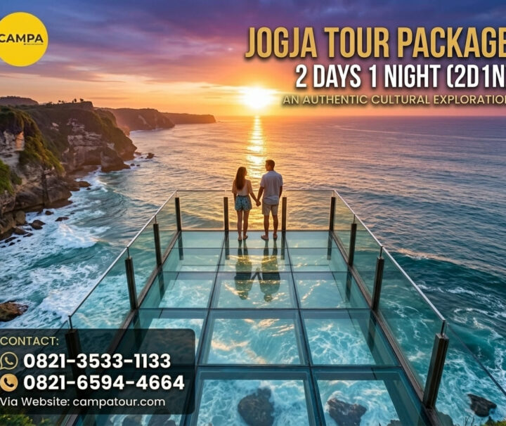 Paket Tour Jogja 2 Hari 1 Malam (2H1M) Pantai Teras kaca dan Watu Payung Geopark - Campa Tour