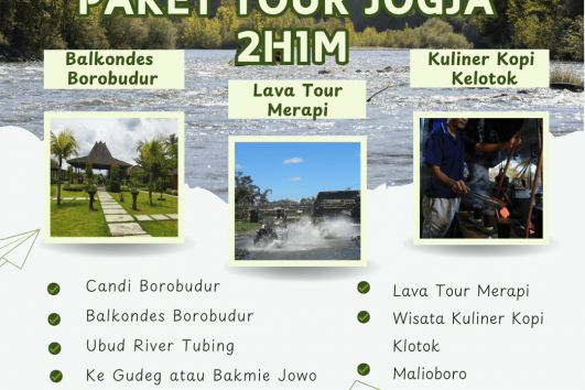 Paket Tour Jogja 2 Hari 1 Malam (2H1M): River Tubing dan Lava Tour