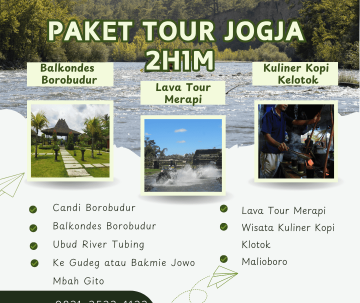 Paket Tour Jogja 2 Hari 1 Malam (2H1M): River Tubing dan Lava Tour