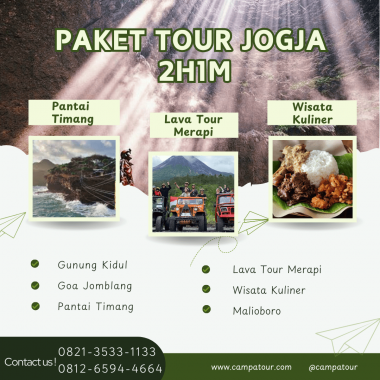 Paket Tour Jogja 2 Hari 1 Malam (2H1M): Gua Jomblang dan Pantai Timang