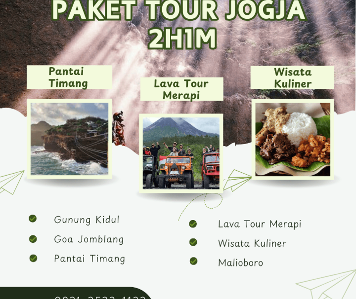 Paket Tour Jogja 2 Hari 1 Malam (2H1M): Gua Jomblang dan Pantai Timang