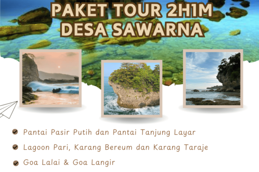 Paket Tour Desa Sawarna 2 Hari 1 Malam (2H1M)